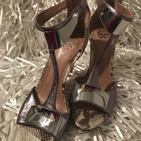 Vince Camuto Kipton stilettos silver & white - Picture 6 of 8